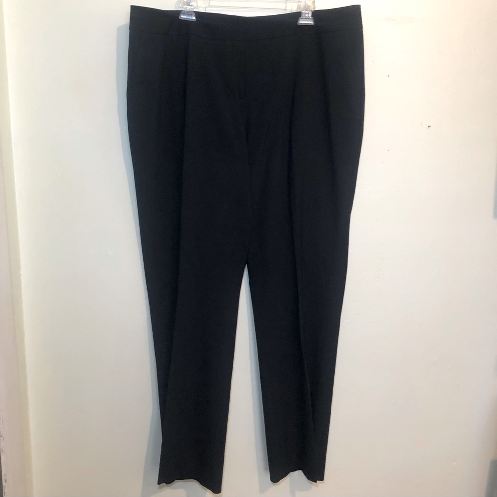 Semantiks Black Trousers, Flat Front, Stretch, size 20W.